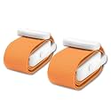 Medical Tourniquet Strap with Quick Release Buckle | Reusable Latex-Free Adjustable IV Blood Collection Tourniquet | Orange Pack of 2