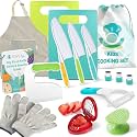Tovla Jr. Kid Safe Knife Cooking Set | Montessori Kitchen Tools | Ages 4-10