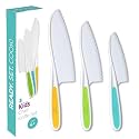 Tovla Jr. Kid Safe Knife Set for Real Cooking | Toddler Knives | Ages 4-12