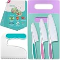 Tovla Jr. Kids Knife Set for Real Cooking | Safe Cutting Tools | Ages 4-12
