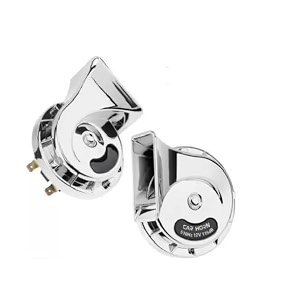 bike horn silver