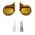 Golden Horn For Universal For Bike, Universal For Car,…Bike horn ()
