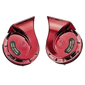 red horn for universal for bike universal for carbike horn 