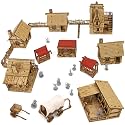 TowerRex Village DND Terrain 28mm Terrain DD Table Fantasy Miniature for Warhammer, Pathfinder, D&D
