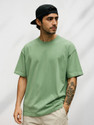 TOXA Solid Men Round Neck Green T-Shirt