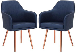 Toxigo Velvet Dining Chairs Cushion Seat Chair