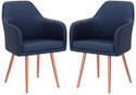 Toxigo Velvet Dining Chairs Cushion Seat Chair