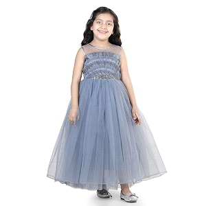 Toy Balloon Kids Grey Emblished Full Length