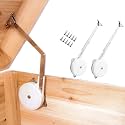 Toy Box Hinges Soft Close - Lid Support Hinge Chest Hinges for Wooden Toy Box Cedar Chest Storage Trunk Bench Soft Close Lid Support | 2 Pack Hingex