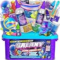 Toy Galaxy Slime Kit for Boys Girls 10-12, FunKidz Ultimate Metallic Slime Making Kit for Kids Ages 8-12 DIY Glow Galactic Globe Shape Fun Slime Gifts