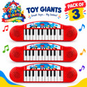 Toy Giants Multi-Functional Kids Keyboard Piano Toy with Music & Sound, Battery Operated