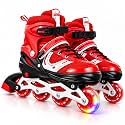 Toy Imagine Adjustable Inline Skates, Red