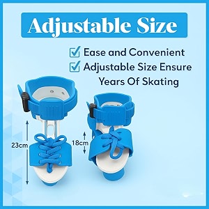 toy imagine adjustable inline skates for kids 4-12 years blue