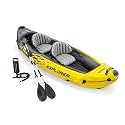 Toy Imagine Explorer K2 2-Person Inflatable Kayak Set with Aluminum Oars, Air Pump & Directional Skeg Heavy-Duty PVC Inflatable Boat for Kayaking, Rafting, Camping, Lakes, Rivers & Water Adventures