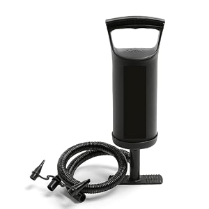 toy imagine hand air pump for inflatables  dual action manual pump for air beds swimming pools boats air sofas inflatable toys amp tubes  portable amp lightweight  easy to use