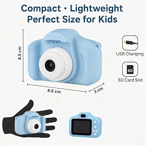 toy imagine kids digital camera blue