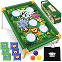 TOY Life Bean Bag Toss Game, Carnival Party Games, Cornhole Set for Kids Outdoor Games, Outside Toys for Kids Ages 4-8, Yard Outdoor Toys for Toddlers 3-5, Gifts for 3 4 5 6 7 Year Old Girls &amp; Boys