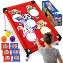 TOY Life Bean Bag Toss Game, Carnival Party Games, Cornhole Set for Kids Outdoor Games, Outside Toys for Kids Ages 4-8, Yard Outdoor Toys for Toddlers 3-5, Gifts for 3 4 5 6 7 Year Old Girls &amp; Boys