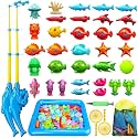 TOY Life Magnetic Fishing Game for Kids, Bathtub and Pool Toy, Ages 3-5