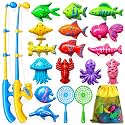 TOY Life Magnetic Fishing Game for Kids, Bathtub and Pool Toy, Ages 3-5