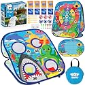 TOY Life Toddler Outdoor Toys for Kids Ages 4-8, Bean Bag Toss, Outside Yard Games for Kids Cornhole, Indoor Lawn Backyard Games Birthday Family Party Toddler Game, Gift for Boys 3 4 5 6 7