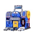 Toy Walkie Talkies Racers Vehicle Metal Car Parking Lot Fire Station Police Station Toys for Children Luxury Gifts