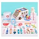 Kids Ambulance Doctor with Dentist Playset – Medical Tool Box Kit for Children, Interactive Doctor Kit, Emergency Vehicle Playset, Pretend Play Toys for Kids, Medical Toys for Girls Boys