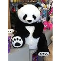 TOYFOREVER European Style Teddy Bear for Kids Birthday | Soft Stuffed Panda Toy for Girls (Black &amp; White, 4 FEET)