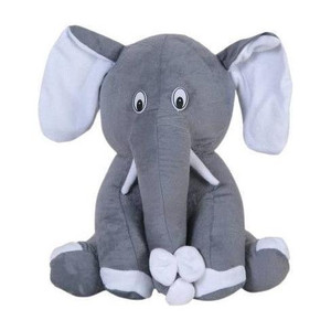 toyhaven cute and adorable stuffed animal soft toy super soft grey sitting elephant  soft toys for kids special occasions  gifting  - 25 cm