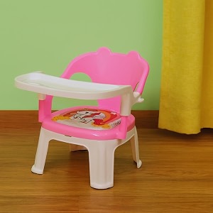 convertible baby feeding and study chair with removable desk  multipurpose chair for kids toddler dining seat and study table chairs for 2-5 year old children pink