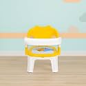 Convertible Baby Feeding and Study Chair with Removable Desk – Multipurpose Chair for Kids, Toddler Dining Seat and Study Table Chairs for 2-5 Year Old Children (Yellow)