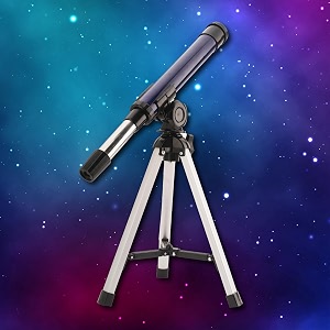 toymagic telescope 300 30lightweight beginner39s telescope with 30x magnificationeasy setup with tabletoptripod for terrestrialobservation ideal for kidsampadults exploring natureampastronomymulticolor