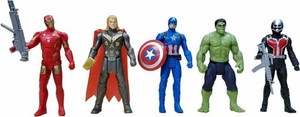 toymed avengers action figure set multicolor