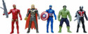 ToyMed Avengers Action Figure Set (Multicolor)