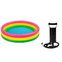 3 Feet Kids Swimming Pool,Water Pool Bath Tub,Kiddie Pool (Multicolor)