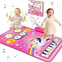 Toys for 1 Year Old Girl Gifts: 3 in 1 Baby Musical Mat Toddler Toy Age 1-2