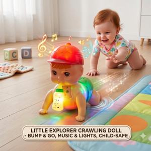 toys adventure musical baby crawling toy with 3d lights  music toys for kids