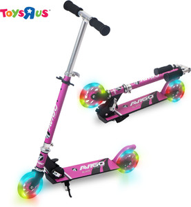 toys r us avigo blaze kids led 2 wheels scooter purple