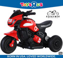 Toys R Us Avigo SuperBike Ev Music And Lights, Forward and Backward Gear, Built in MP3 player Bike Battery Operated Ride On (Red)