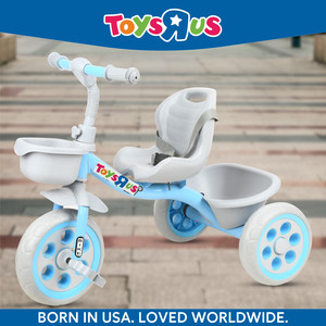 miss  chief tricycle for kids 2-5 years - ticycle for kids with seat belt bike for kids with 3 eva wheelsbasket for toys -durable 25kg capacity tricycle