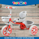 Toys R Us Avigo Tricycle for Kids 2-5 Years - Ticycle for Kids with Seat Belt, Bike for Kids with 3 EVA Wheels,Basket for Toys -Durable Tricycle 25kg Capacity Tricycle (Red)