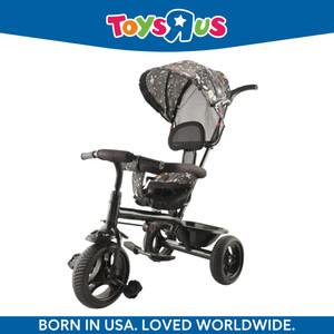 toys r us avigo victor pro max tricycle with foldable canopy sunroof protection for kids  tricycle  boys  girls age group 2 to 5 years tricycle tricycle black