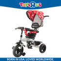 Toys R Us Avigo Victor Pro Max Tricycle with Foldable Canopy Sunroof Protection For Kids | Tricycle | Boys | Girls Age Group 2 to 5 Years Tricycle Tricycle (Silver, Red)