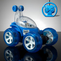 TOYS-TALK Extreme Action Stunt Car – 4WD Off-Road Remote Control Toy with Flipping Tricks (Blue)