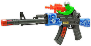 toyshack light up double shooter blaster toy gun with thrilling multicolor leds and sound effects really cool play gun for boys and girls diwali gun