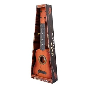 toyshine 58cm space theme 4 string guitar easy-to-hold thin frets low string musical instrument learning educational toy gift for toddlers kids 3 blue