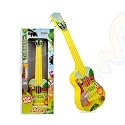 Toyshine 4-String Acoustic Guitar for Kids | 18" Beginner Learning Musical Instrument Toy Classical Style Guitar with Realistic Design Lightweight &amp; Durable Educational Toy for Boys &amp; Girls