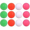 Toyshine Cricket Wind Balls, Plastic Practice Beach Indoor Outdoor Wind Ball, Pack of 12 (SSTP) Multicolor , Standard Size