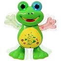 Toyshine Musical and Dancing Frog Toy with Lights, Dancing Walking Toys, Baby Infant Toy Learning Development