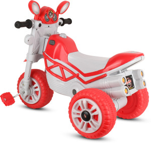 toyshoppee kides ride on for 12 to 60 months boysgirlschildren cycle pink bullet-3006 tricycle red